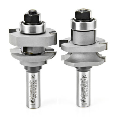 Amana 55420 Two Piece Concave Stile & Rail Router Bit